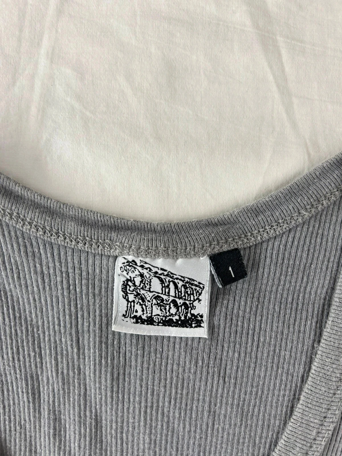 Retro y2k style vintage gray tank top – photo 5